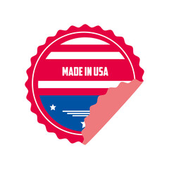 Made in usa seal stamp vector design