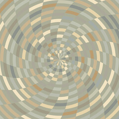Abstract Brown And Green Rings Background Template, Sector Blocks