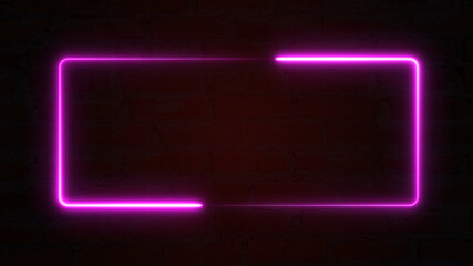 Colorful of red and blue rectangle light blaze with smoke texture pattern abstract effect in black background