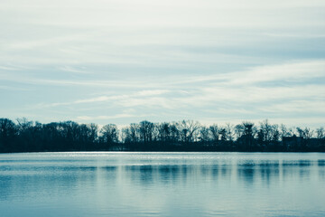 lake in winter
