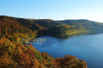 Biggetalsperre in autumn