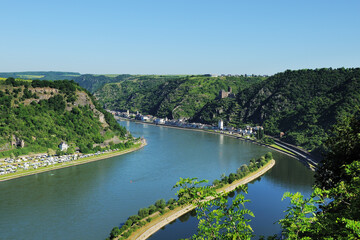 Fototapeta na wymiar Middle Rhine Valley at the Loreley