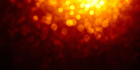 abstract blurred defocused gold yellow bokeh light background