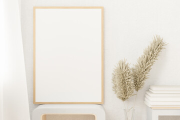 Mockup blank photo frame for your design.