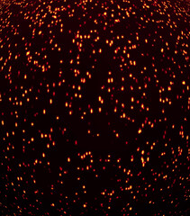 abstract fire particle light dust background