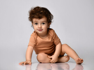 picture of crawling baby boy