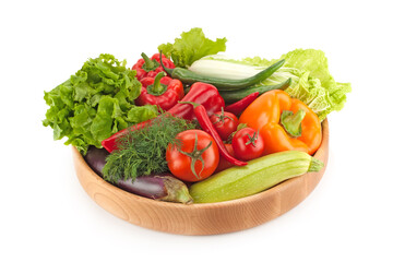 Fresh and ripe vegetables. Healthy vegan food.