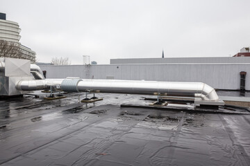 air ducts on the roof
