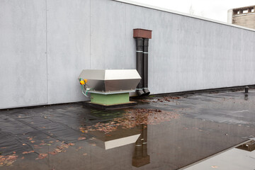 cooling on a flat roof