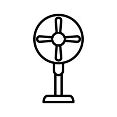 stand fan icon design vector template