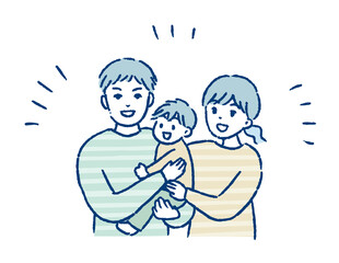 家族のイラスト