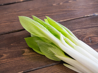 健康的な野菜の"うるい"。フレッシュな春の山菜。