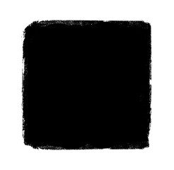 Obraz premium Watercolor sqaure on white background