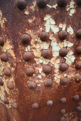 a part of rustic iron works design for damage and vintage concept