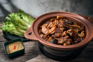 Lamb Stew with bean curd sheet