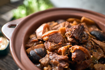 Lamb Stew with bean curd sheet