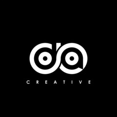 DA Letter Initial Logo Design Template Vector Illustration