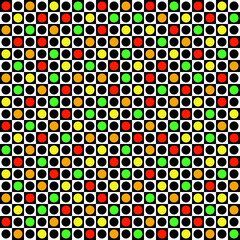 Abstract colorful geometric background. Optical art. Vector.