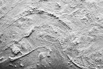 Close up of powder surface