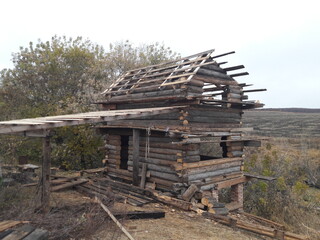 wooden house