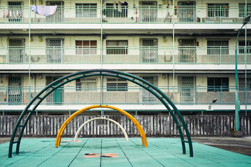 Fototapeta premium Hong Kong Old Estate Lam Shan Estate
