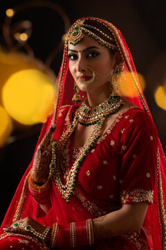 Portrait of an Indian Bride	