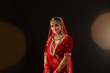 Portrait of an Indian Bride	