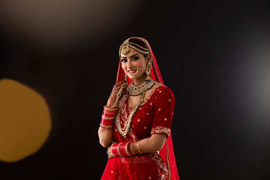 Portrait of an Indian Bride	
