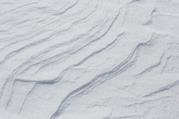 Natural snowy background. Natural snowy surface.