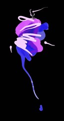 Fashion models sketch hand drawn , stylized silhouette isolated. Fashion vector illustration