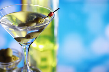 Travel concept. Tourist accessories gather in flight. Alcohol, camera, map and items.