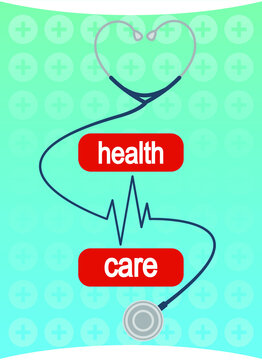 health care stethoscope heart