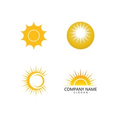 Fototapeta premium sun illustration logo