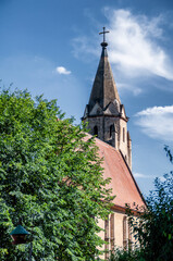 Fototapeta premium Church of St Sigmund (Chapel of Ease) in Schwallenbach, Wachau, Austria