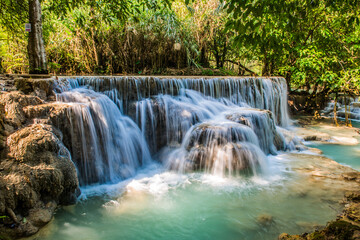 Laos Luang Prabang Kuang Si Wasserfälle