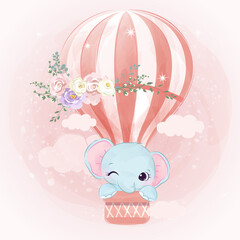 adorable animal illustration for personal project,background, invitation, wallpaper and many more © ariosbeth