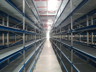 interior of warehouse
