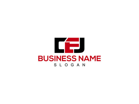 CEJ Logo And Illustrations Design For New Business