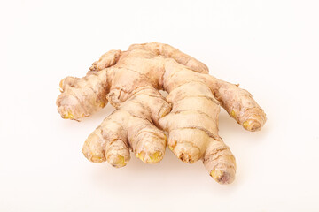 Natural organic raw ginger root