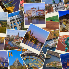 Fototapeta na wymiar Collage of Czech republic images (my photos)