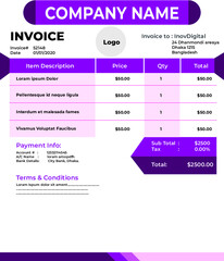 Invoice Design For Vactor