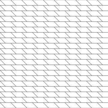Zigzag lines seamless pattern. Angled jagged stripes ornament. Linear waves motif. Vector grid