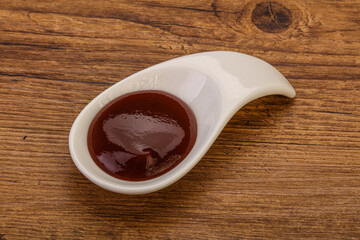 Traditional Barbicue sauce in the bowl