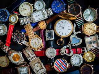 montres temps figer gousset négatif aiguilles midi