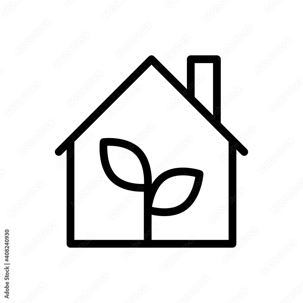 Sticker green house