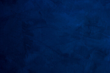 Beautiful Abstract Grunge Decorative Navy Blue Dark Stucco Wall texture Background. Banner With...
