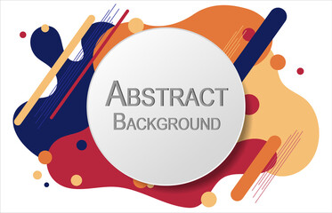 Abstract background with colorful colors. Creative design Liquid, line and curve dynamics elements. EPS10 Vector Illustration.