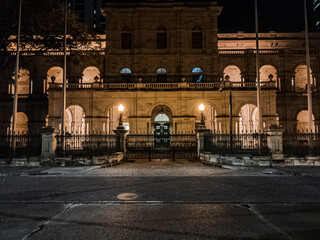 Parliament house, Brisbane at night
