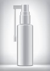 Sprayer bottle on background