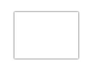 Rechteck Querformat Form Symbol mit Schatten